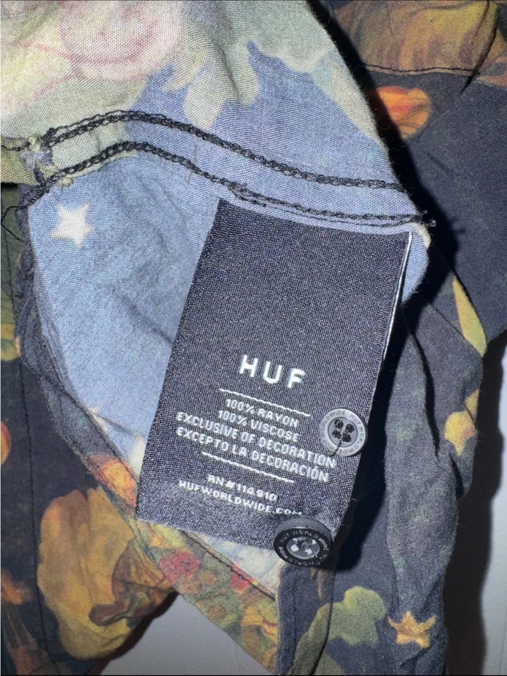 HUF x Smashing Pumpkins Tonight Tonight Button Down Shirt (S) - Picture 5 of 6